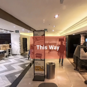 See exactly where to go - Visual navigation aids and landmarks